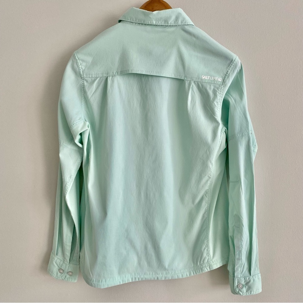 Salt Life UPF 30 Long Sleeve Buttoned Shirt Size Small - Picture 3 of 7